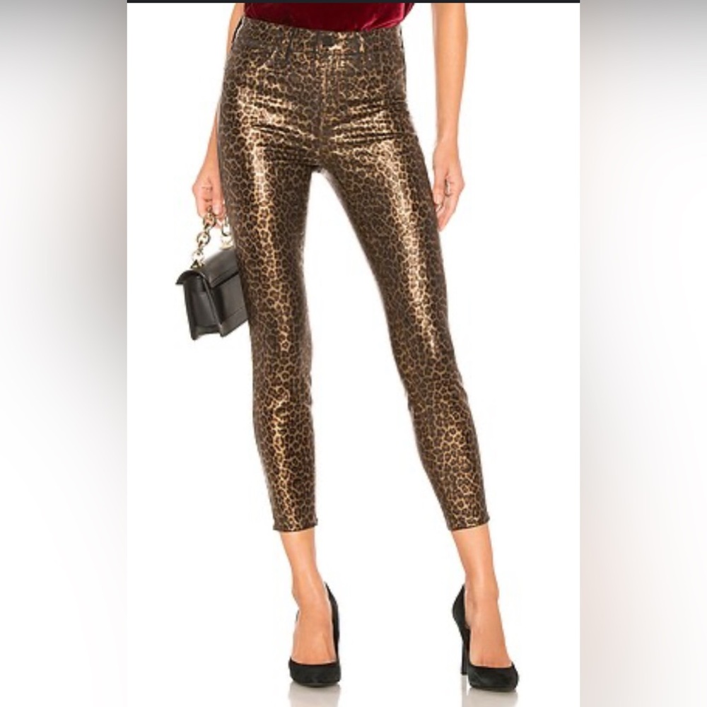 L’Agence Margot High-rise Skinnies in Cheetah